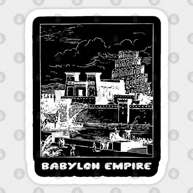 Babylon Empire Sticker by TeeZona